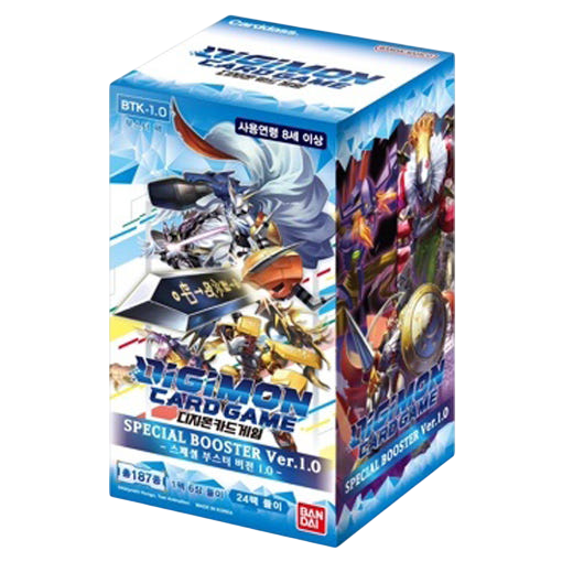 BTK-1.0 Digimon Card Game Special Booster Ver1.0 Display Fabrikversiegelt Koreanisch