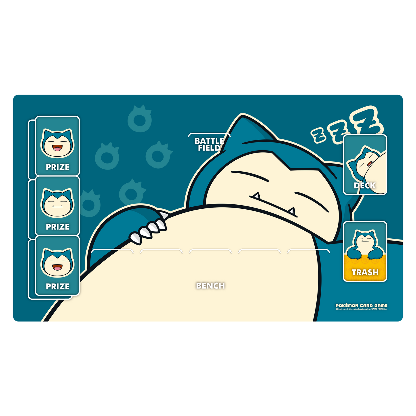 Pokemon Card Game Playmat "Snorlax"