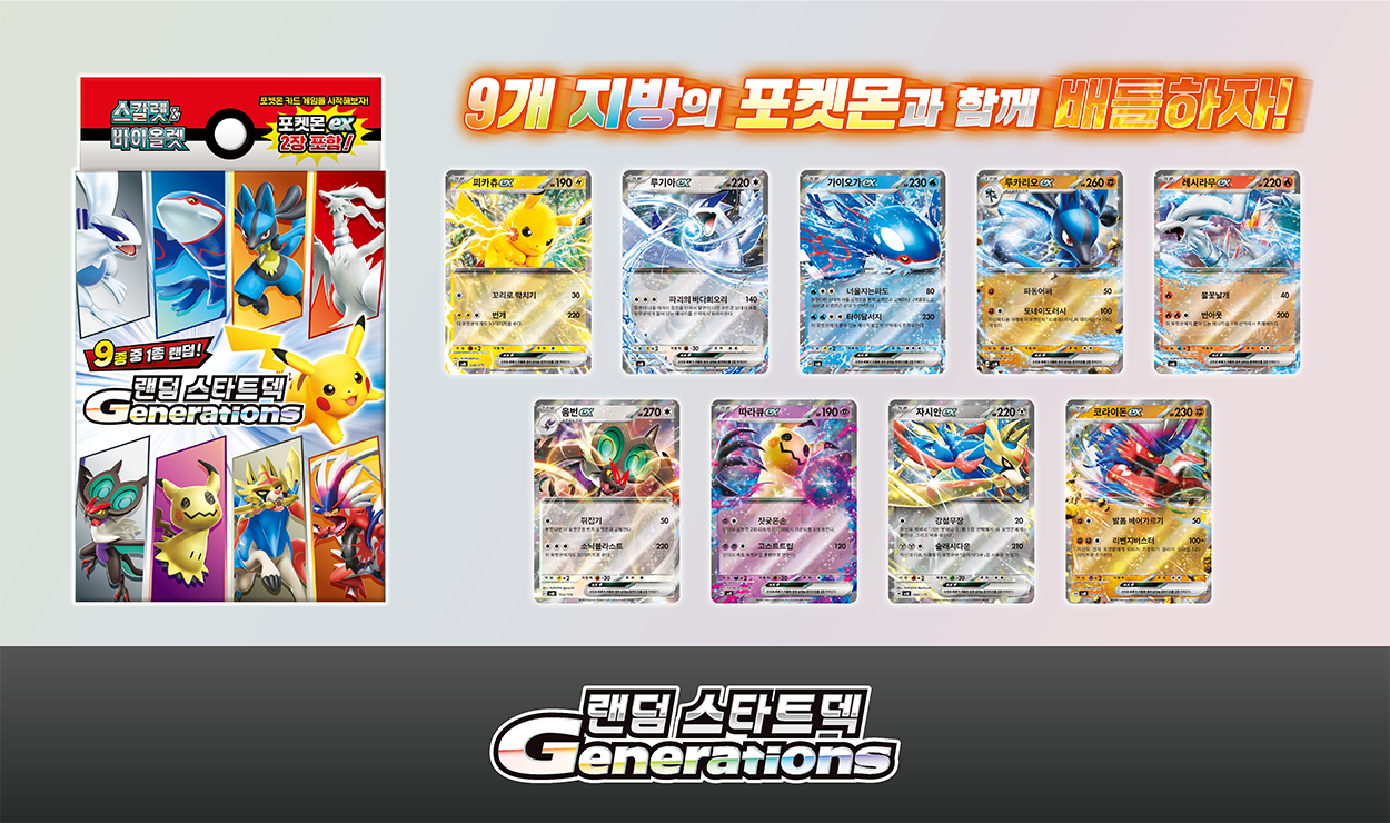 Scarlet & Violet Random Start Deck Generations
