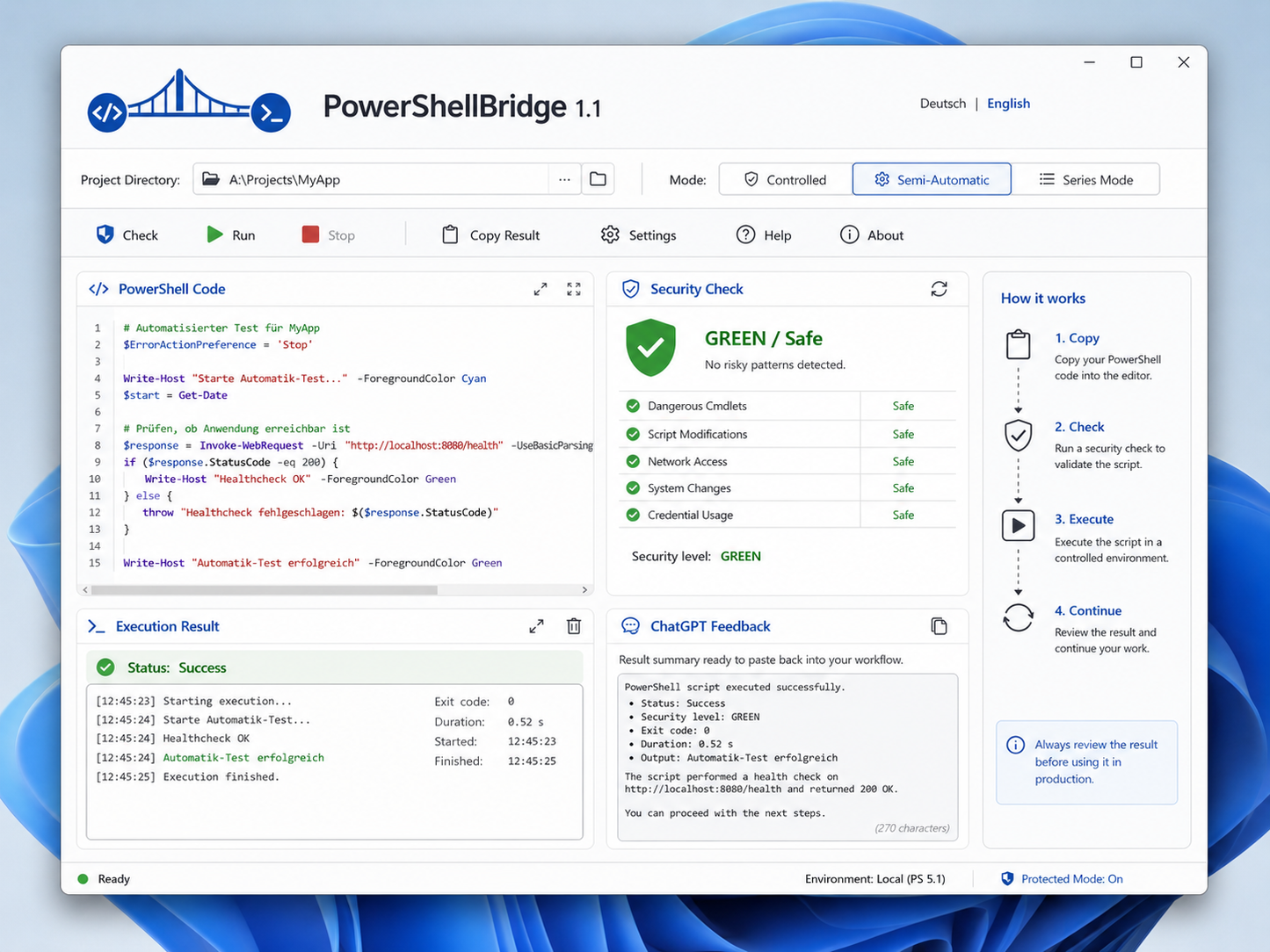 PowerShellBridge
