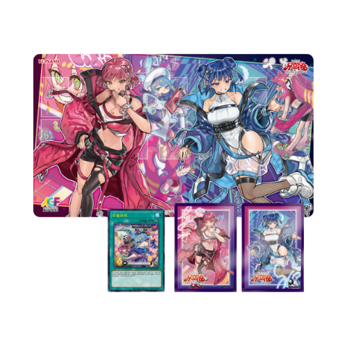 Yugioh Duelist Playmat & Sleeves - Evil★Twin Dual Set-