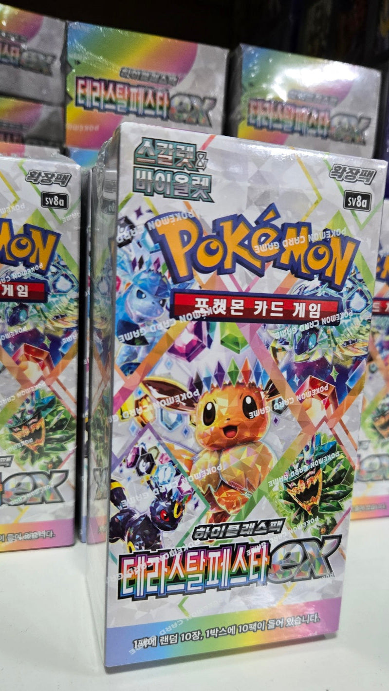 sv8a Terastal Festival Display Factory Sealed Koreanisch