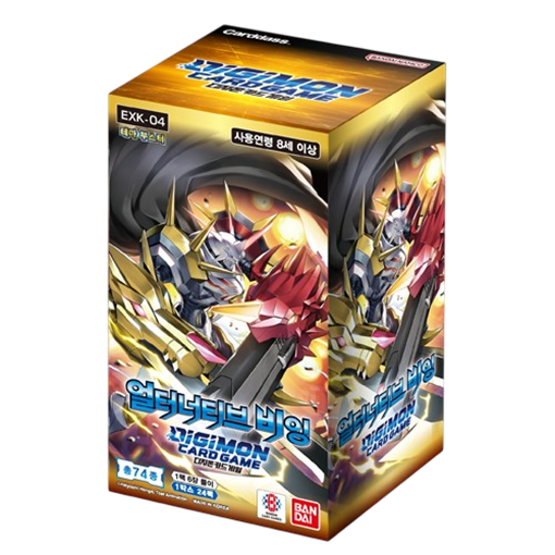 EXK-04 Digimon Card Game Alternative Being Display Fabrikversiegelt Koreanisch
