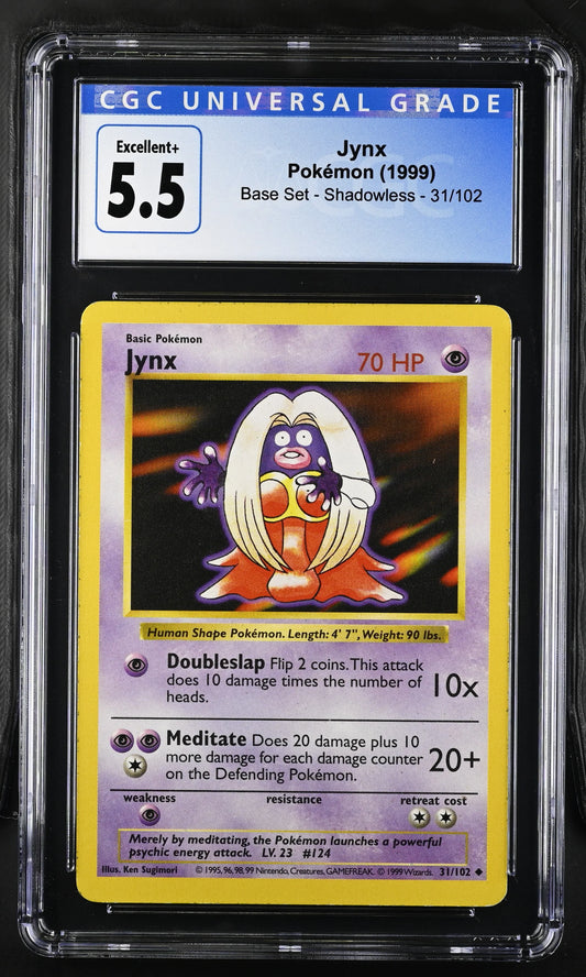 #31 Jynx CGC5.5- 1999 - Base Set (Shadowless)- Englisch