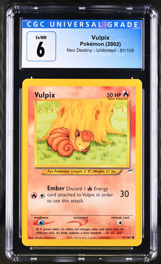 #95 Vulpix CGC 6 - 2002 - Neo Destiny - Englisch