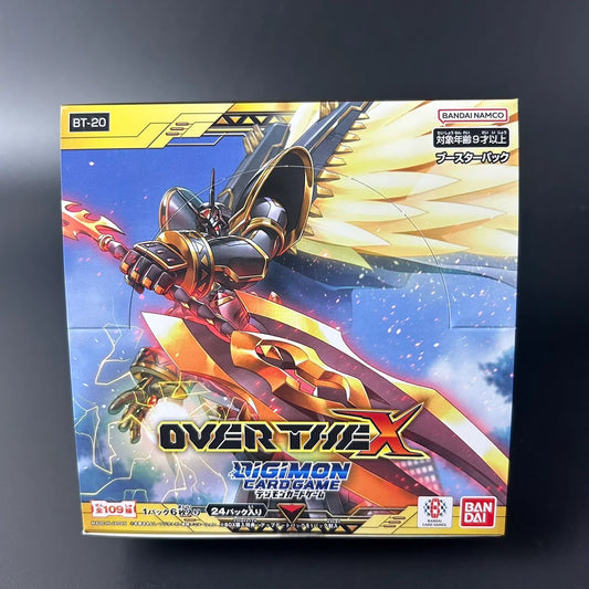 Digimon Japanese TCG OVER THE X BT-20 Booster Box - 24 Packs Japanese Edition Sealed New