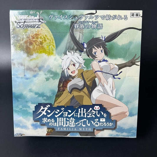 Weiss Schwarz Is It Wrong To Pick Up Girls In A Dungeon? Booster BOX Japanese Edition 2021 Japanese Edition Sealed New