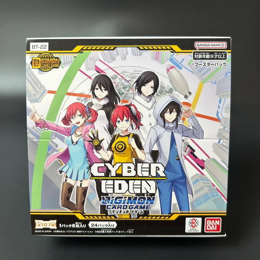 DIGIMON CARD GAME CYBER EDEN BT-22  Japanese Edition Sealed New