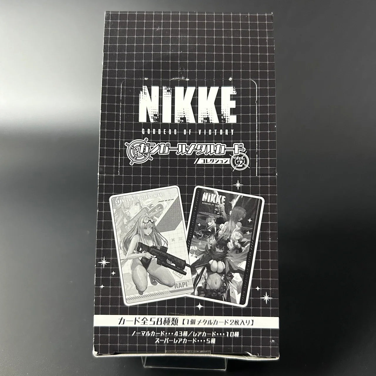Goddess of Victory NIKKE Gun Girl Metal Card Collection Vol. 2 BOX  Japanese Edition Sealed New