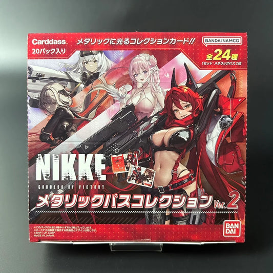 Carddass NIKKE Goddess of Victory Metallic Pass Collection Ver.2 BOX New 2024  Japanese Edition Sealed New