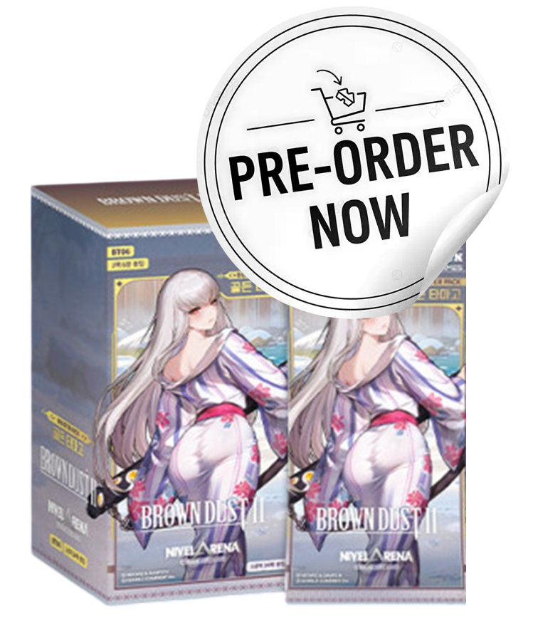 BT06 Golden Tamago Nivel Arena Brown Dust 2 Booster Box 2026 Koreanische Edition