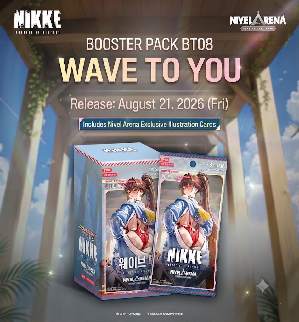 [PRE-ORDER] Nivel Arena TCG BT08: NIKKE Wave to You Booster Box