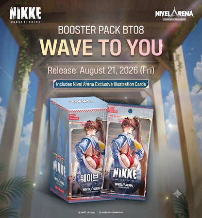 [PRE-ORDER] Nivel Arena TCG BT08: NIKKE Wave to You Booster Box