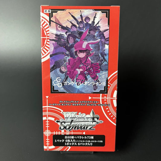 Weiss Schwarz Extra Booster Sword Art Online Alternative Gun Gale Online II BOX Japanese Edition Sealed New