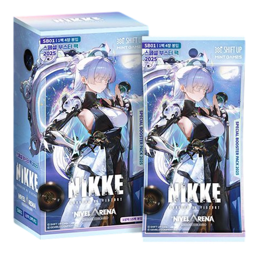 SB01 Special Booster Box NIKKE Nivel Arena 2025 Koreanische Edition