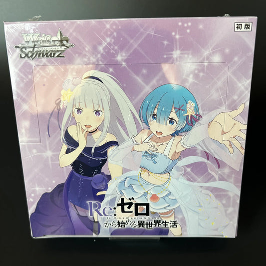 Weiss Schwarz Re:Zero Vol.3 Booster Box Bushiroad Japan 2024 Japanese Edition Sealed New